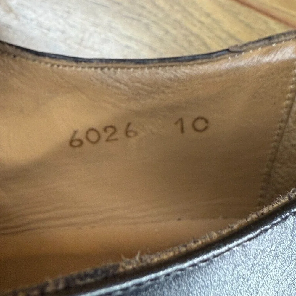 Palenzo Collezioni Mens Oxfords Size 10 Black Leather‎ Lace Up Dress Shoes